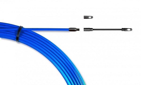 Sonda in Acciaio 6mm 20mt Blu Con terminali intercambiabili